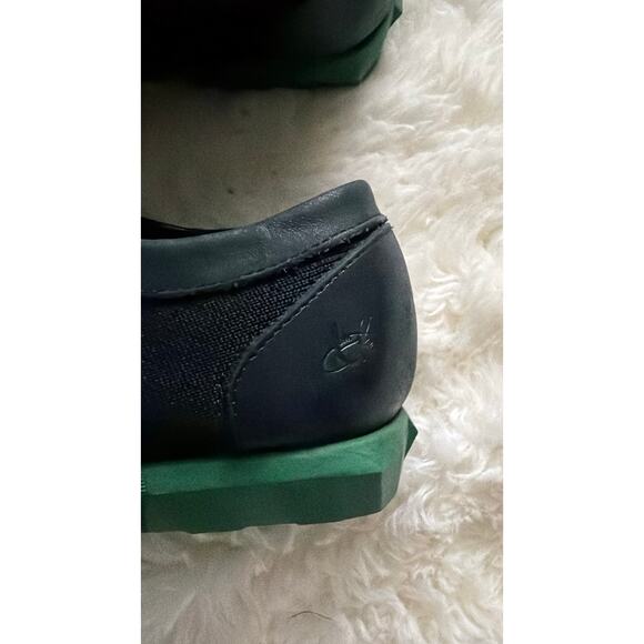 John Fluevog Shoes - John Fluevog Asteroid Derby Black & Green Shoes